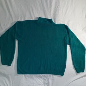 Dress Barn Acrylic Turtle Neck Sweat Shirt Large